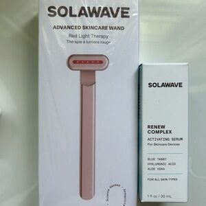 Brand new Solawave & serum